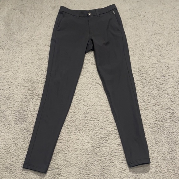 Lululemon commission pants Slim-Fit Trouser size 28 color Obsidian - Picture 1 of 10